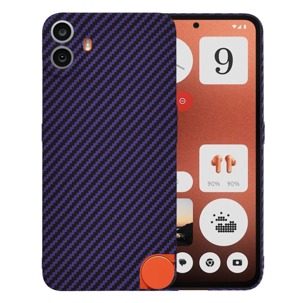 Tok a Nothing CMF Phone 1-hez, Techsuit, Carbonite FiberShell, Lila
