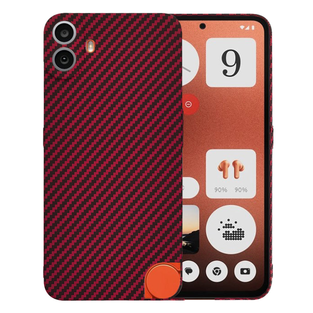 Tok a Nothing CMF Phone 1-hez, Techsuit, Carbonite FiberShell, Piros