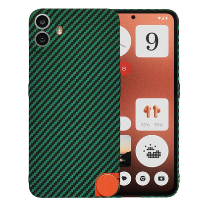 Case for Nothing CMF Phone 1, Techsuit, Carbonite FiberShell, Green