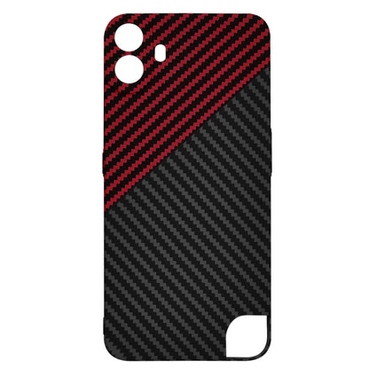Tok a Nothing CMF Phone 1-hez, Techsuit, Carbonite FiberShell, Fekete Piros