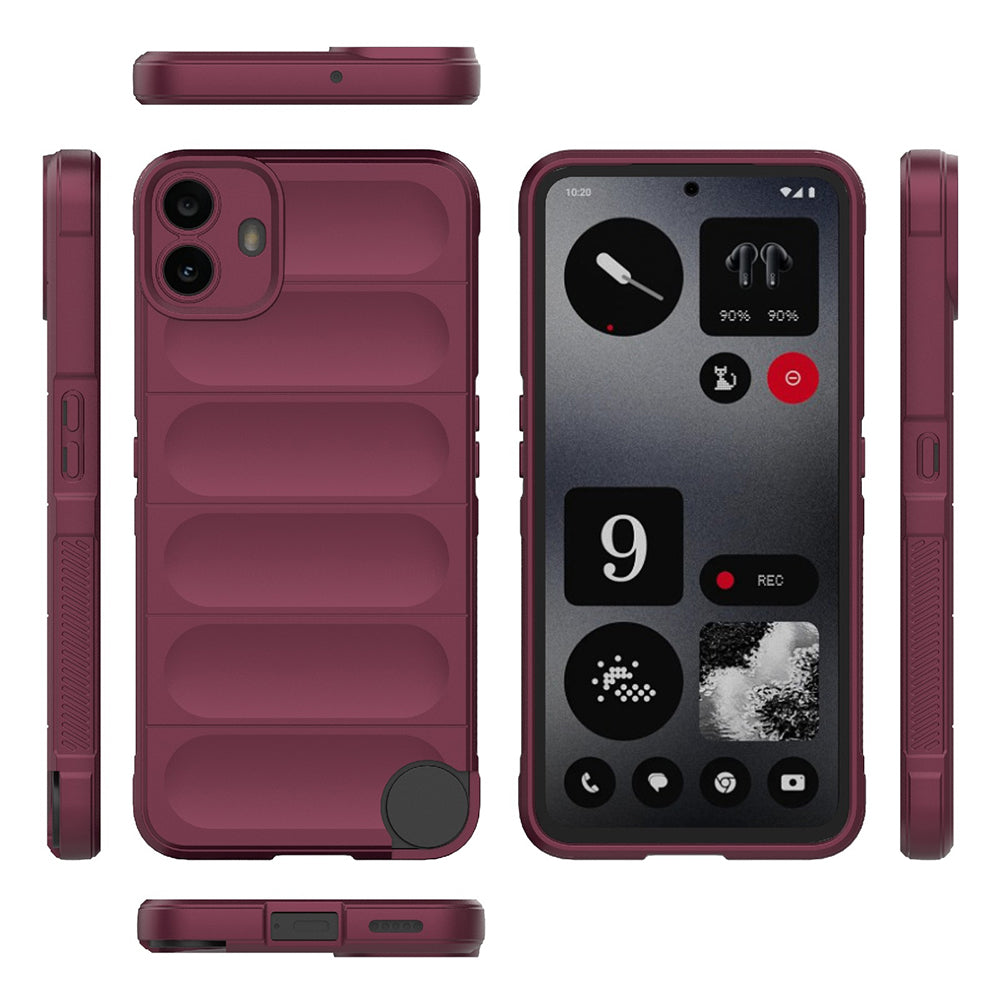 Tok a Nothing CMF Phone 1-hez, Techsuit, Magic Shield, Bordó