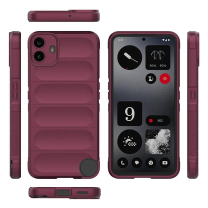 Tok a Nothing CMF Phone 1-hez, Techsuit, Magic Shield, Bordó