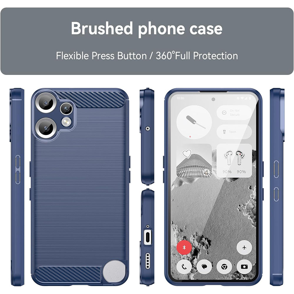 Tok a Nothing CMF Phone 2 Pro-hoz, Techsuit, karbon, kék