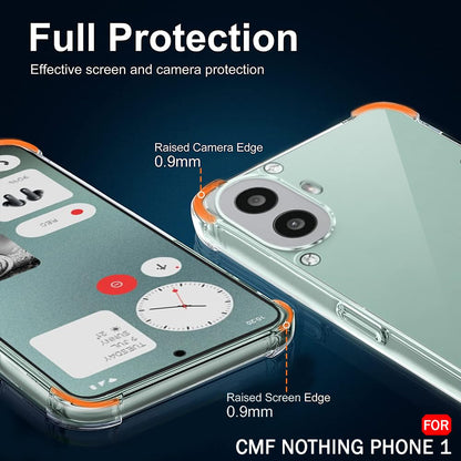 Tok a Nothing CMF Phone 2 Pro-hoz, Techsuit, ütésálló, átlátszó