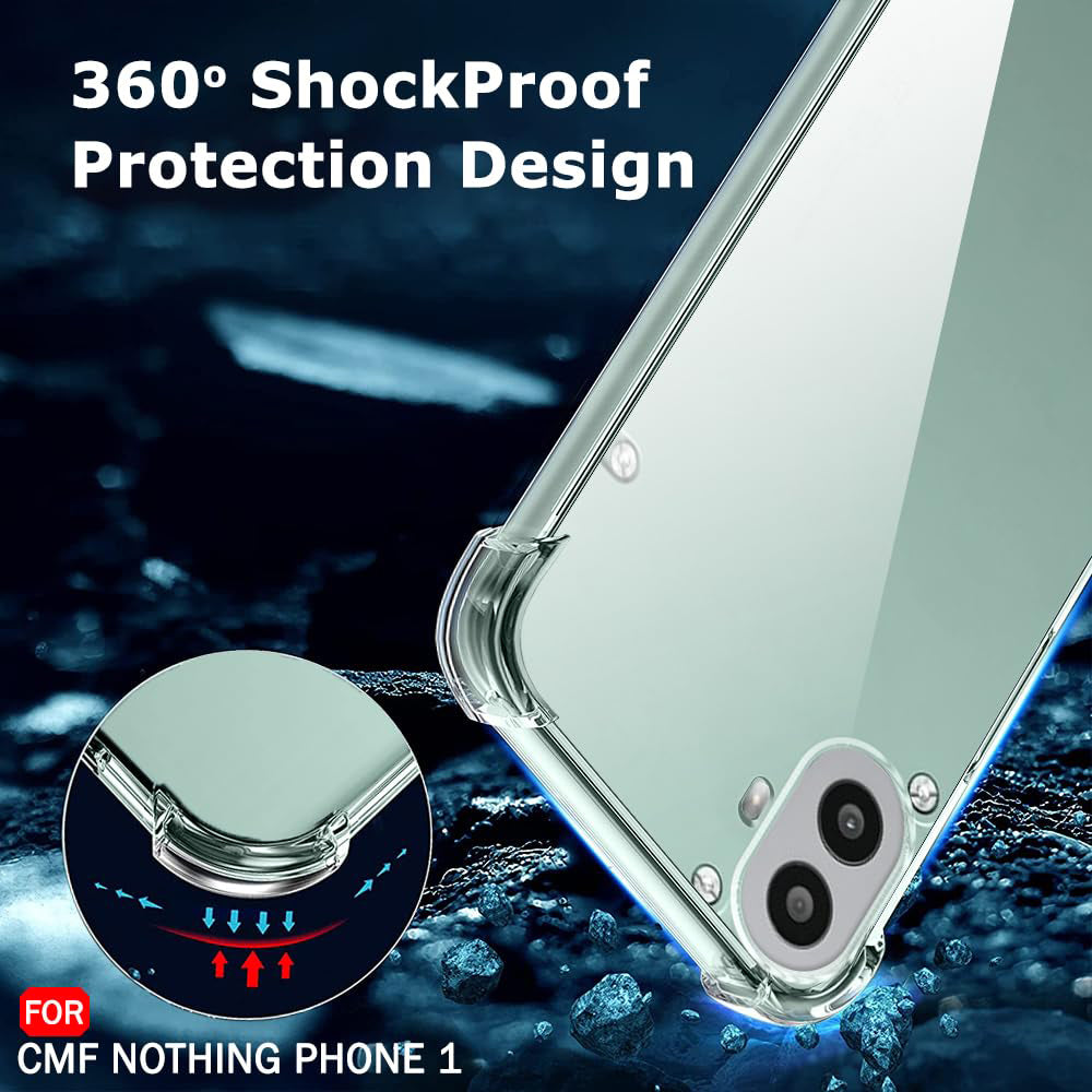 Tok a Nothing CMF Phone 2 Pro-hoz, Techsuit, ütésálló, átlátszó