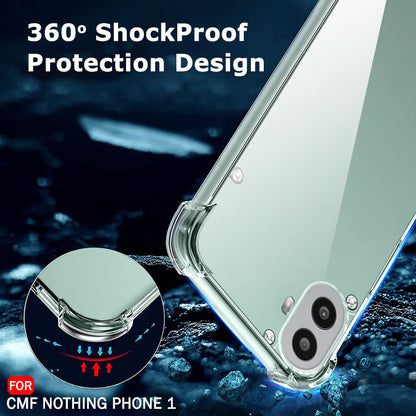 Tok a Nothing CMF Phone 2 Pro-hoz, Techsuit, ütésálló, átlátszó