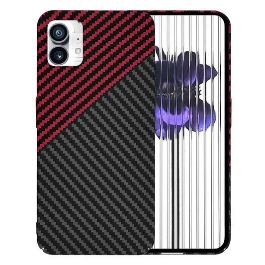 Tok a Nothing Phone (1) készülékhez, Techsuit, Carbonite FiberShell, Fekete Piros