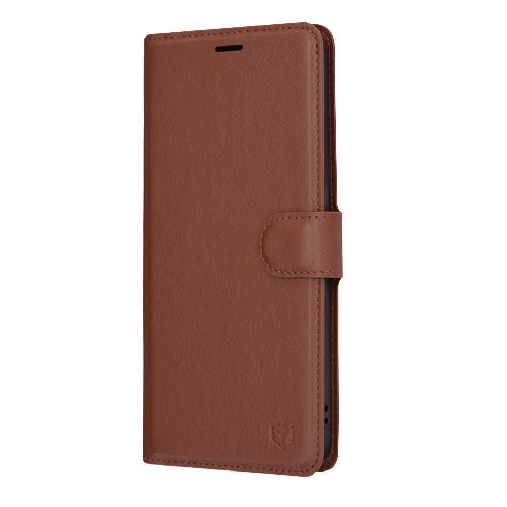 Tok a Nothing Phone (2) készülékhez, Techsuit, bőr folio, barna