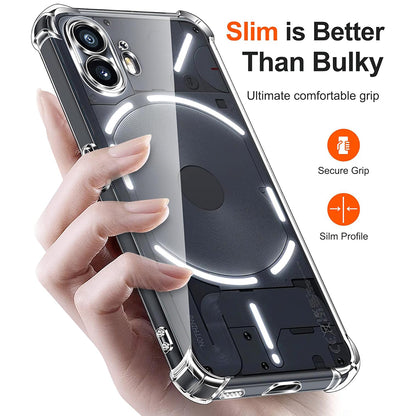 Tok a Nothing Phone (2) készülékhez, Techsuit, ütésálló, átlátszó