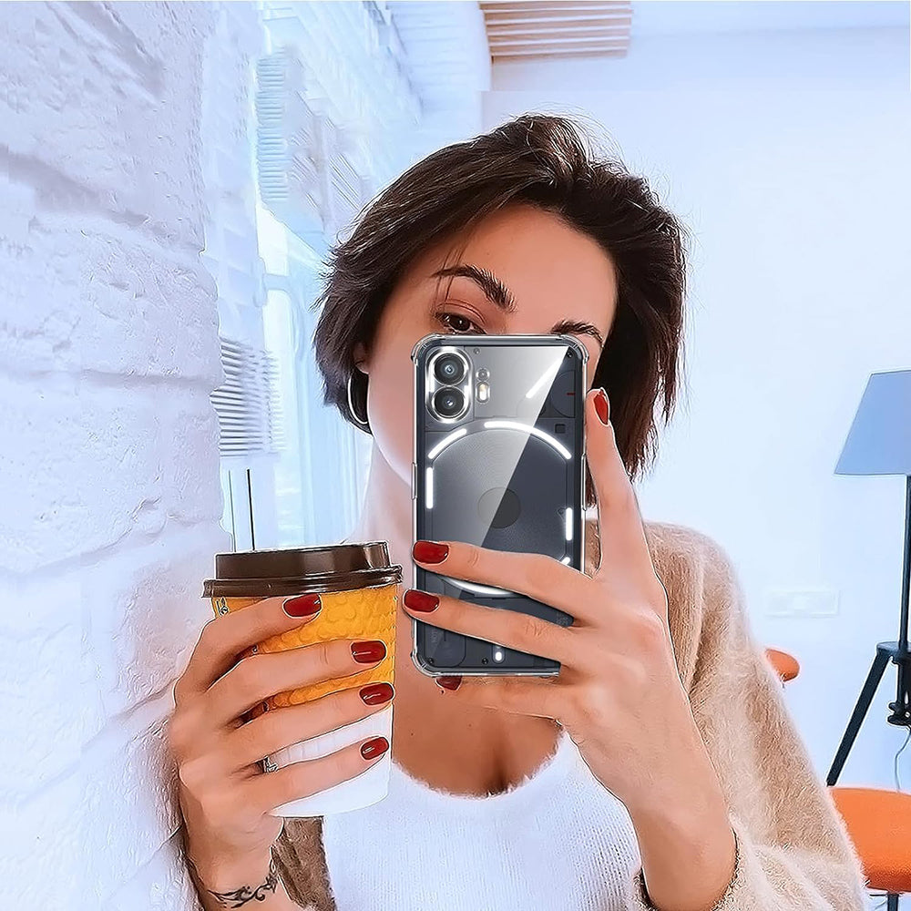 Tok a Nothing Phone (2) készülékhez, Techsuit, ütésálló, átlátszó