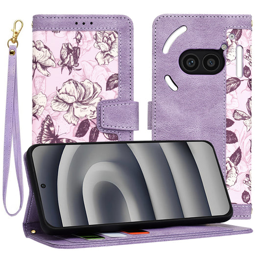 Tok a Nothing Phone (2a) Plus / Phone (2a) készülékhez, Techsuit, FlipCraft, Lila