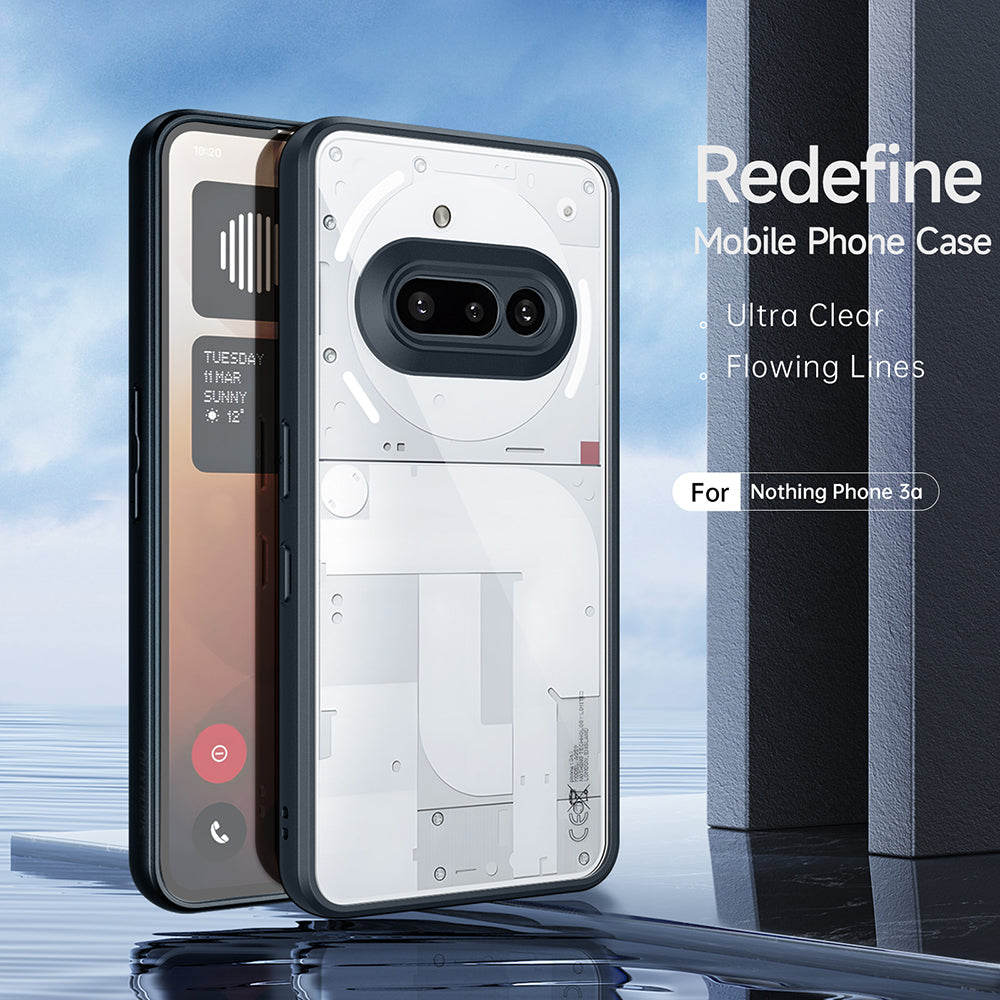 Tok Nothing Phone (3a) készülékhez, DUX DUCIS, Aimo, Fekete