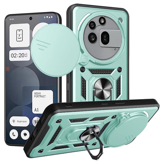 Tok a Nothing Phone (3a) Pro készülékhez, Techsuit, CamShield, Zöld