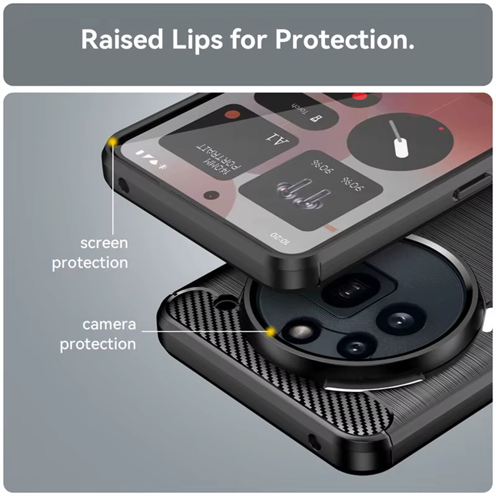 Tok a Nothing Phone (3a) Pro-hoz, Techsuit, karbon, kék
