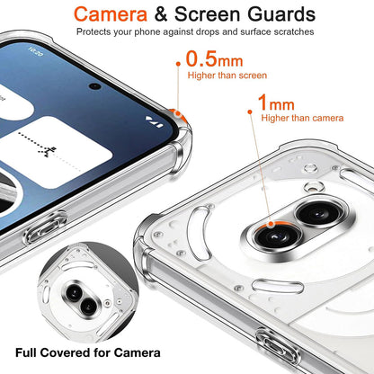 Tok a Nothing Phone (3a) Pro készülékhez, Techsuit, ütésálló átlátszó, áttetsző