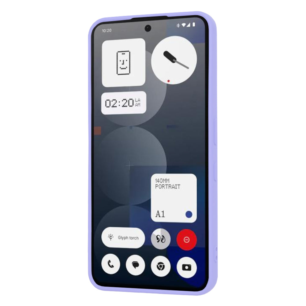 Tok a Nothing Phone (3a) Pro készülékhez, Techsuit, SoftFlex, Világos lila