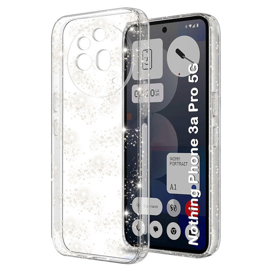 Tok a Nothing Phone (3a) Pro készülékhez, Techsuit, SparkleSkin, Átlátszó