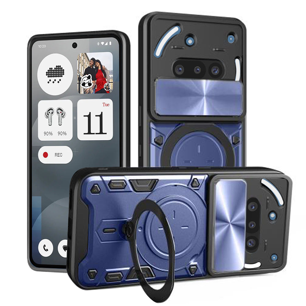 Tok a Nothing Phone (3a) készülékhez, Techsuit, CamGuard Pro, kék