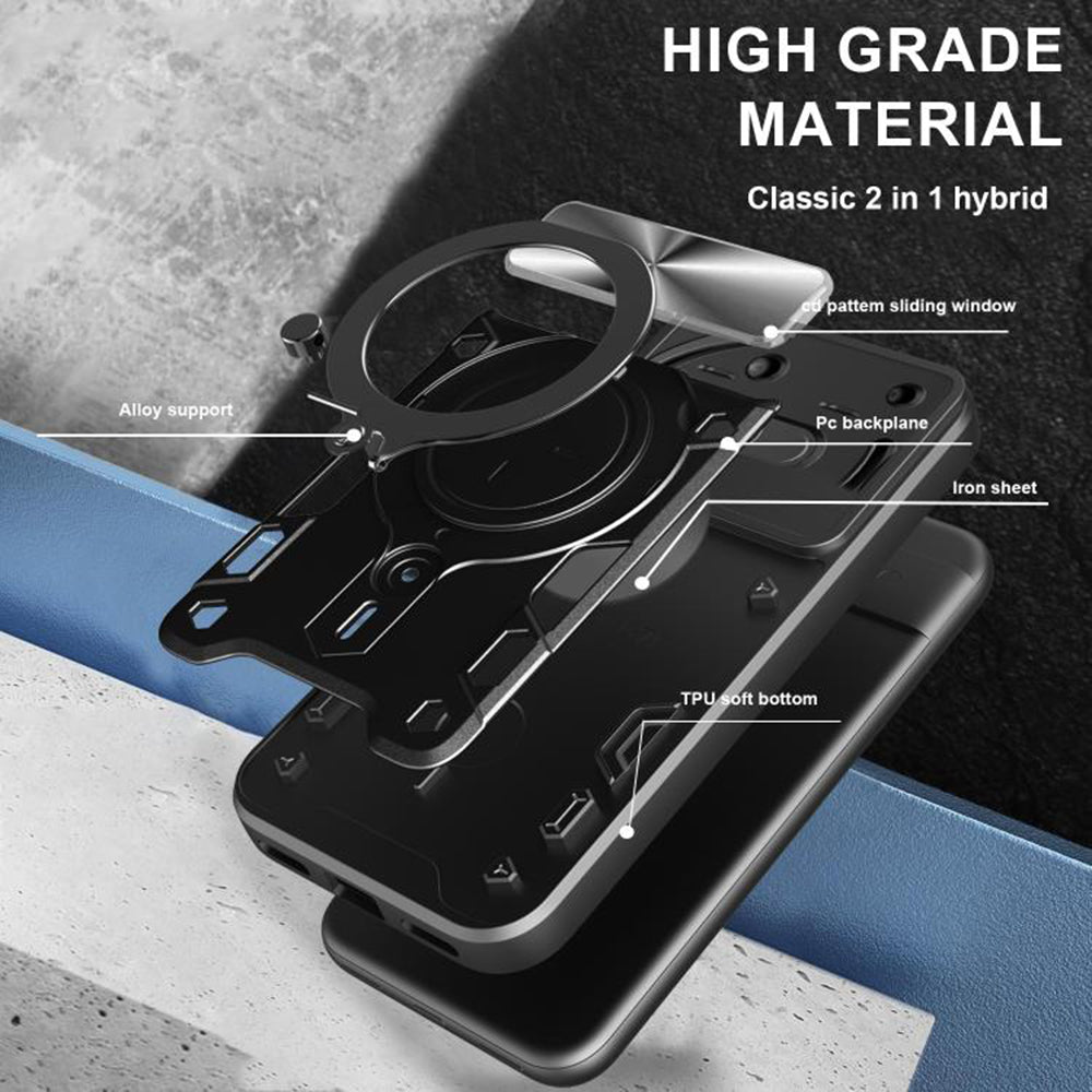 Case for Nothing Phone (3a), Techsuit, CamGuard Pro, Black