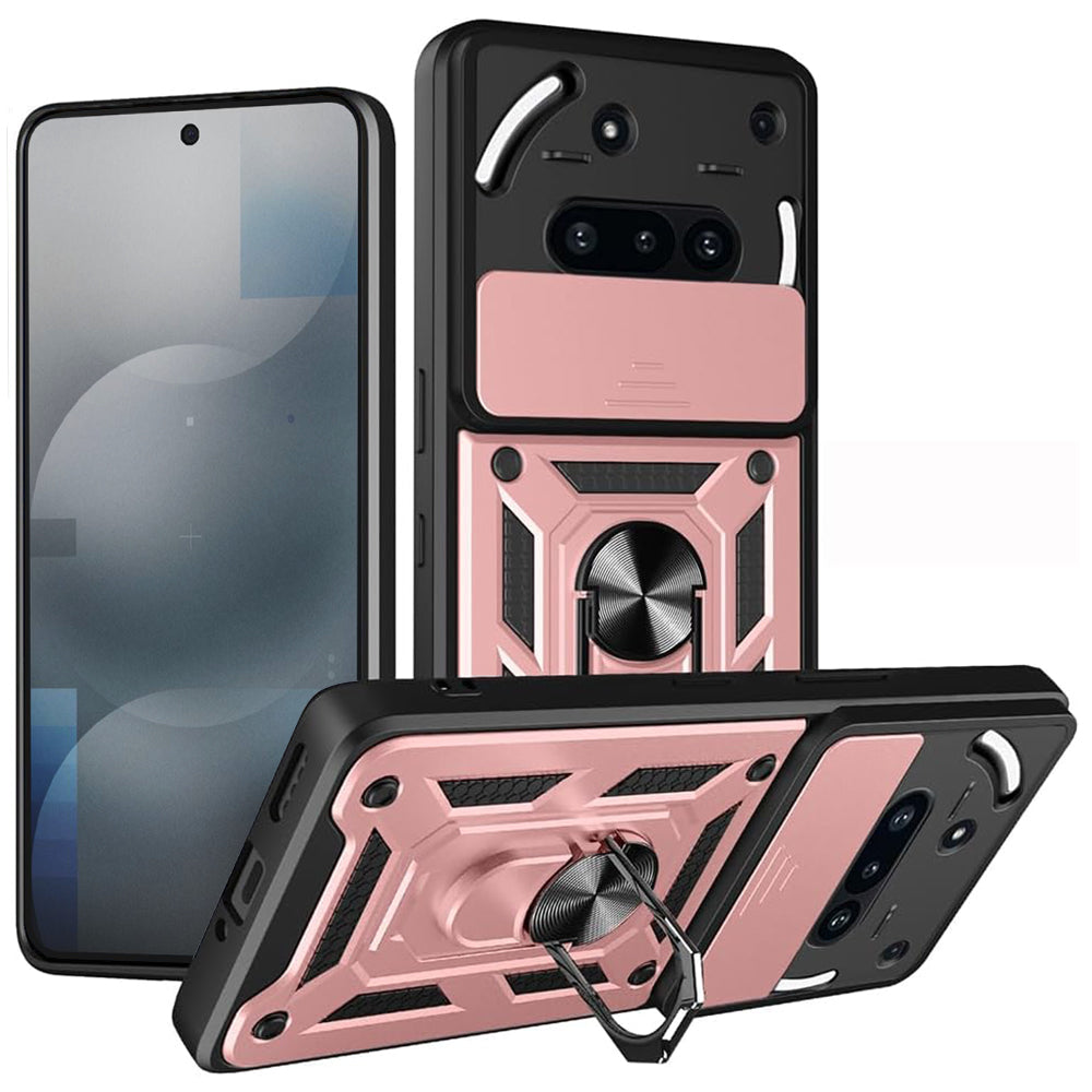 Tok a Nothing Phone (3a) készülékhez, Techsuit, CamShield, rózsaszín