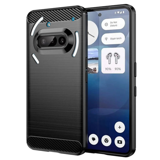Tok a Nothing Phone (3a) készülékhez, Techsuit, karbon, fekete