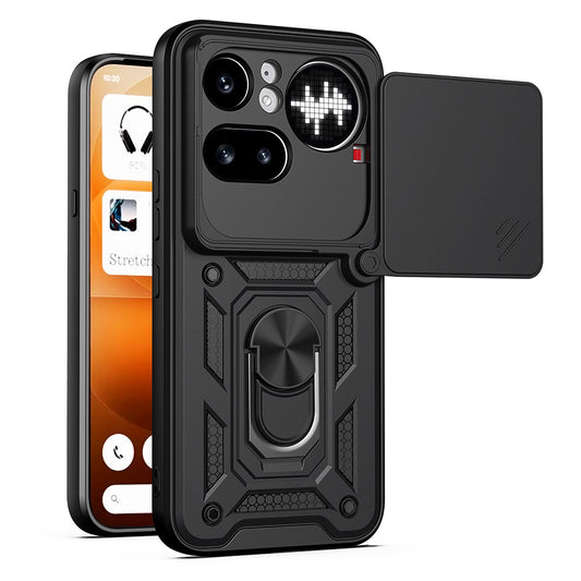 Tok a Nothing Phone (4a) Pro-hoz, Techsuit, CamShield, Fekete