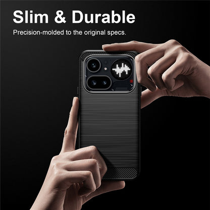 Tok a Nothing Phone (4a) Pro-hoz, Techsuit, Szén, Fekete