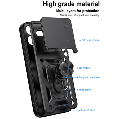 Tok a Nothing Phone (4b) készülékhez, Techsuit, CamShield, Fekete