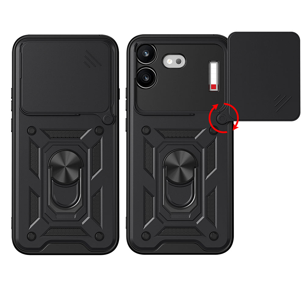 Tok a Nothing Phone (4b) készülékhez, Techsuit, CamShield, Fekete