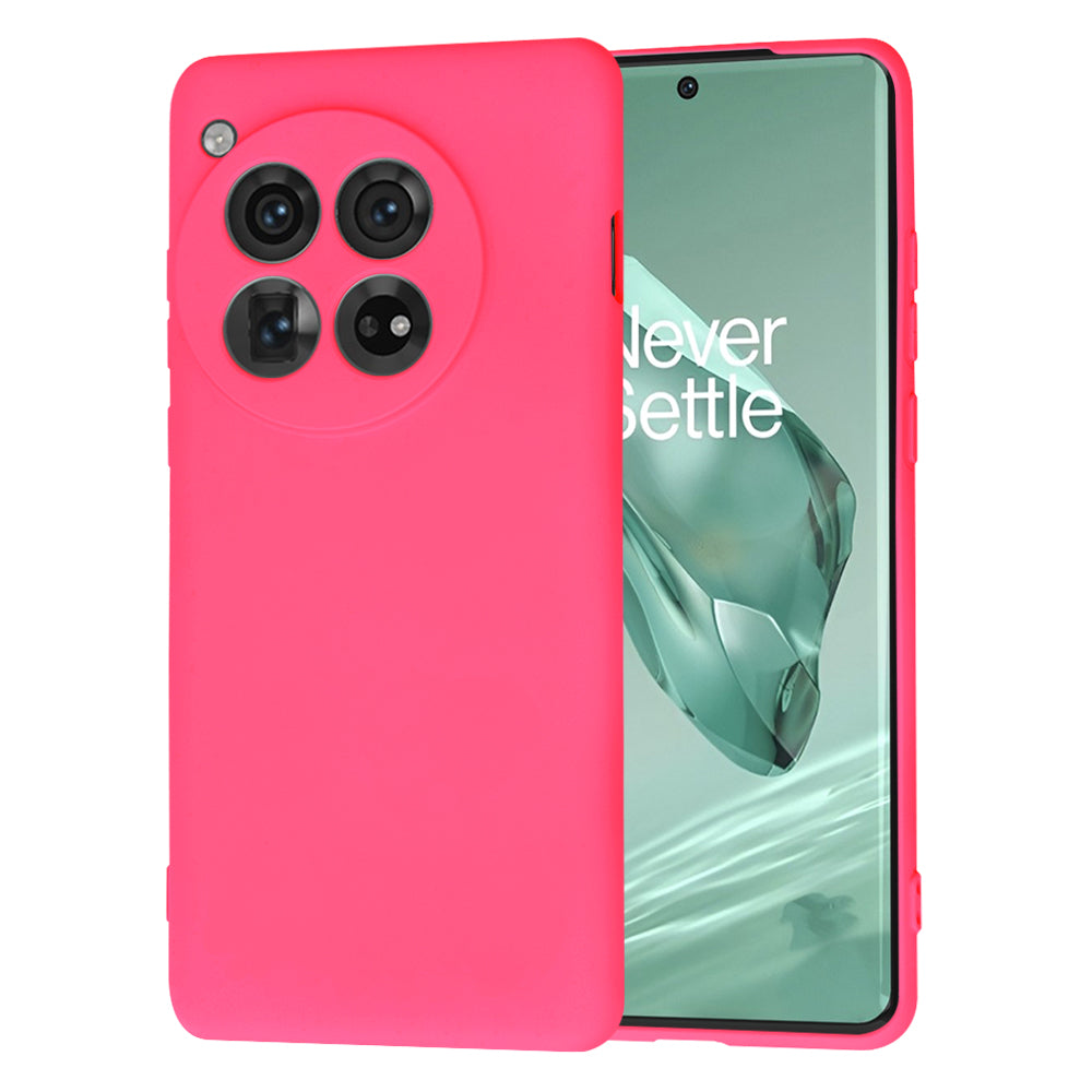 Tok OnePlus 12-hez, Techsuit, SoftFlex, Sötét rózsaszín