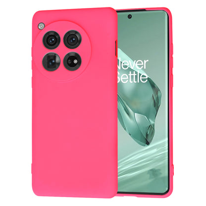 Tok OnePlus 12-hez, Techsuit, SoftFlex, Sötét rózsaszín