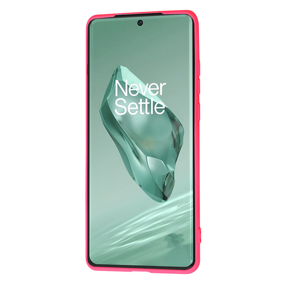 Tok OnePlus 12-hez, Techsuit, SoftFlex, Sötét rózsaszín