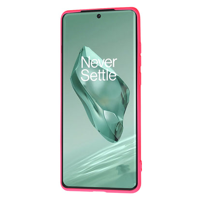 Tok OnePlus 12-hez, Techsuit, SoftFlex, Sötét rózsaszín