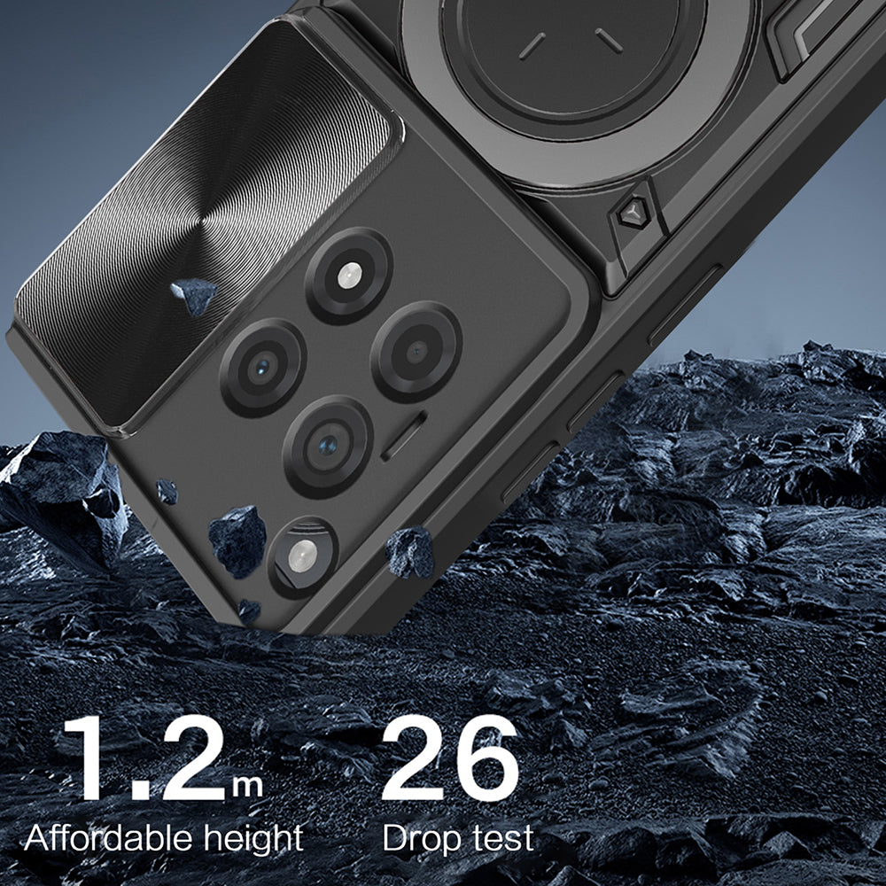 Tok OnePlus 12R-hez, Techsuit, CamGuard Pro, Rózsaarany