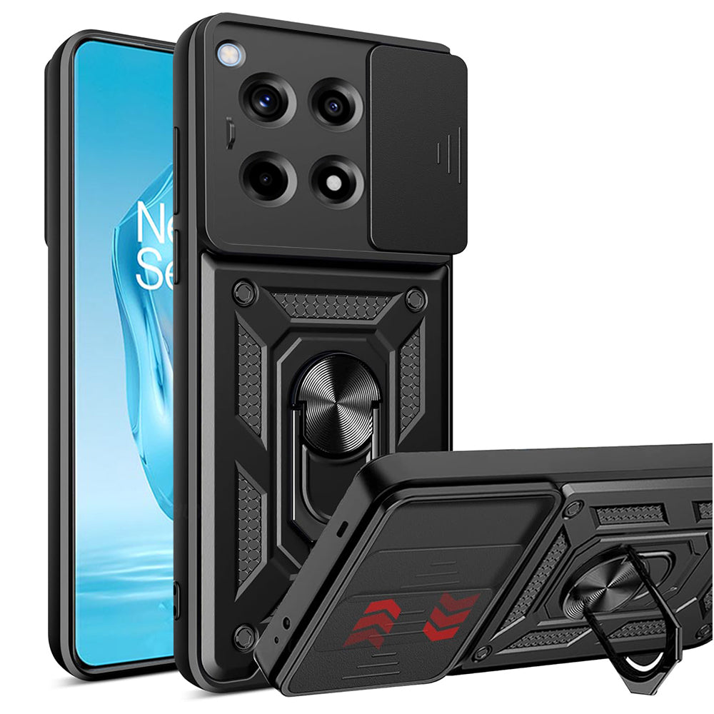 Tok OnePlus 12R-hez, Techsuit, CamShield, Fekete