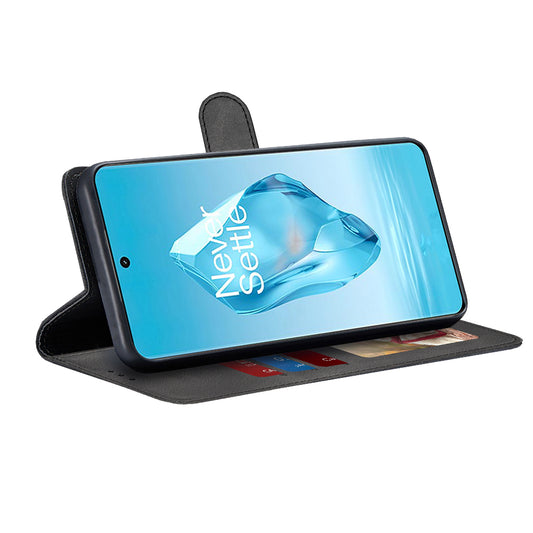 Tok OnePlus 12R-hez, Techsuit, Diary Book, Fekete
