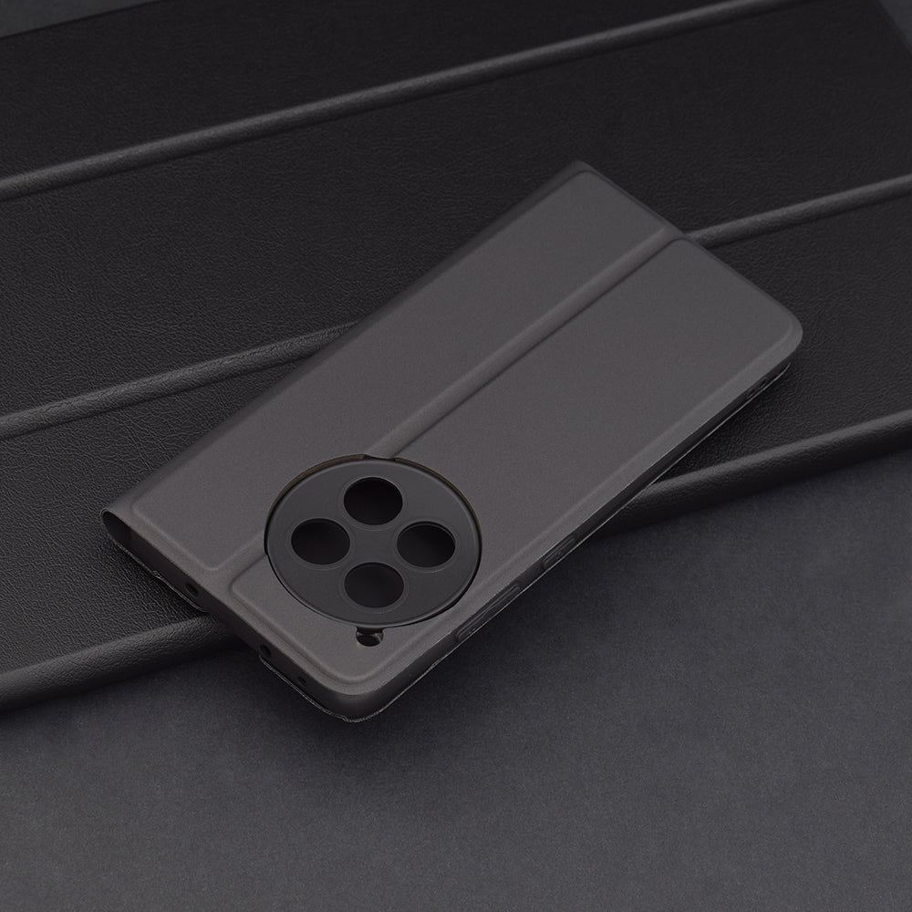 Tok OnePlus 12R-hez, Techsuit, Magskin Book, Fekete