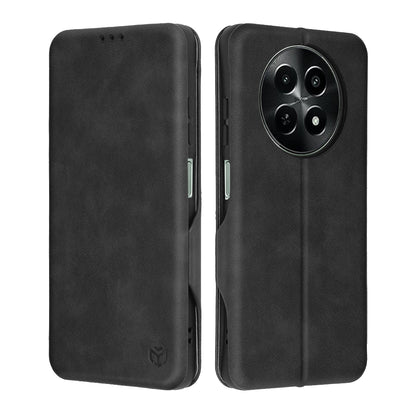Tok OnePlus 12R-hez, Techsuit, Safe Wallet Plus, Fekete