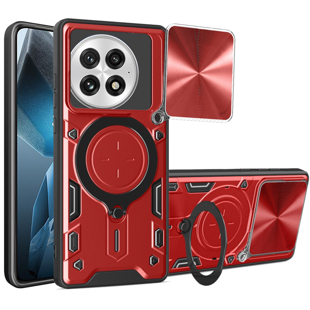 Tok OnePlus 13-hoz, Techsuit, CamGuard Pro, Piros