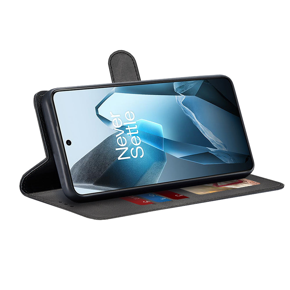Tok OnePlus 13-hoz, Techsuit, Diary Book, Fekete