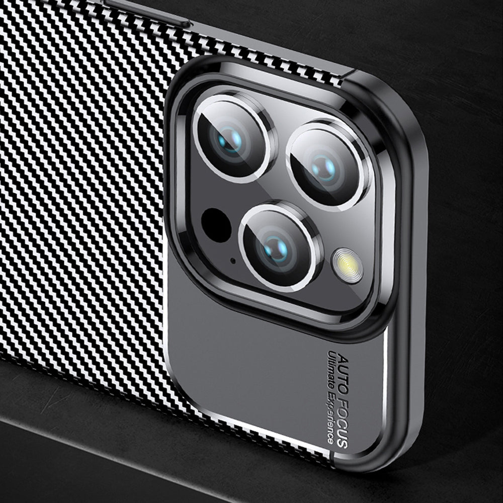 Tok OnePlus 13R-hez, Techsuit, CarbonFiber, Fekete