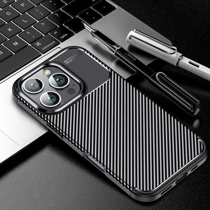 Tok OnePlus 13R-hez, Techsuit, CarbonFiber, Fekete