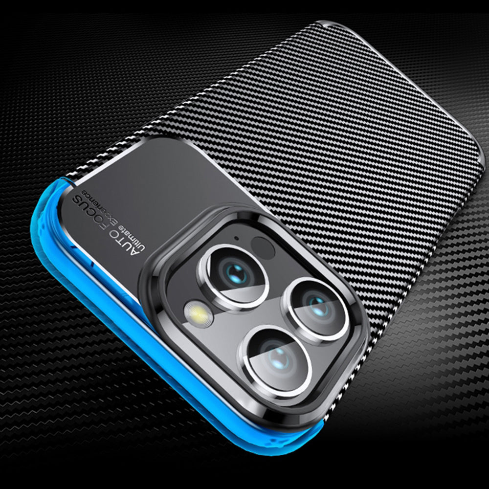 Tok OnePlus 13R-hez, Techsuit, CarbonFiber, Fekete