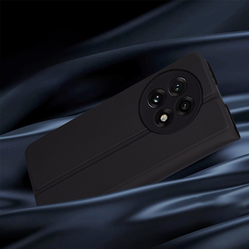 Tok OnePlus 13R-hez, Techsuit, Magskin Book, Fekete