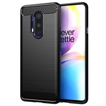 Tok OnePlus 8 Pro-hoz, Techsuit, Karbon, Fekete