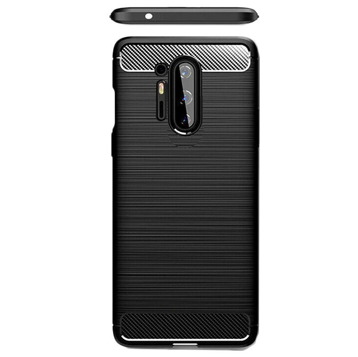 Tok OnePlus 8 Pro-hoz, Techsuit, Karbon, Fekete