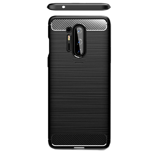 Tok OnePlus 8 Pro-hoz, Techsuit, Karbon, Fekete