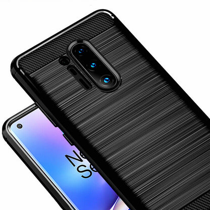 Tok OnePlus 8 Pro-hoz, Techsuit, Karbon, Fekete