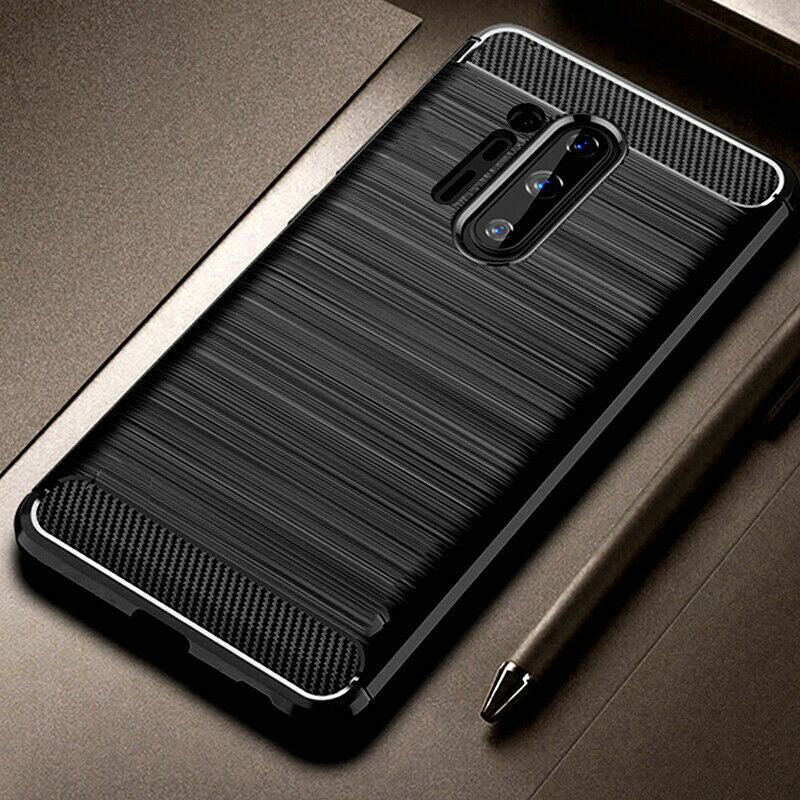 Tok OnePlus 8 Pro-hoz, Techsuit, Karbon, Fekete
