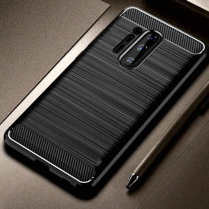 Tok OnePlus 8 Pro-hoz, Techsuit, Karbon, Fekete